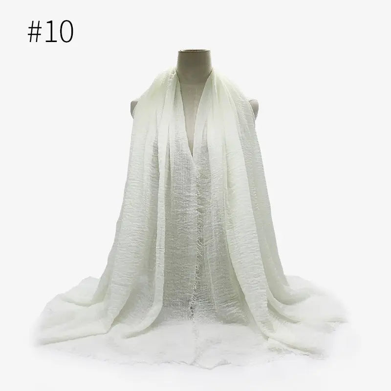 Crinkle Hijab scarf for women