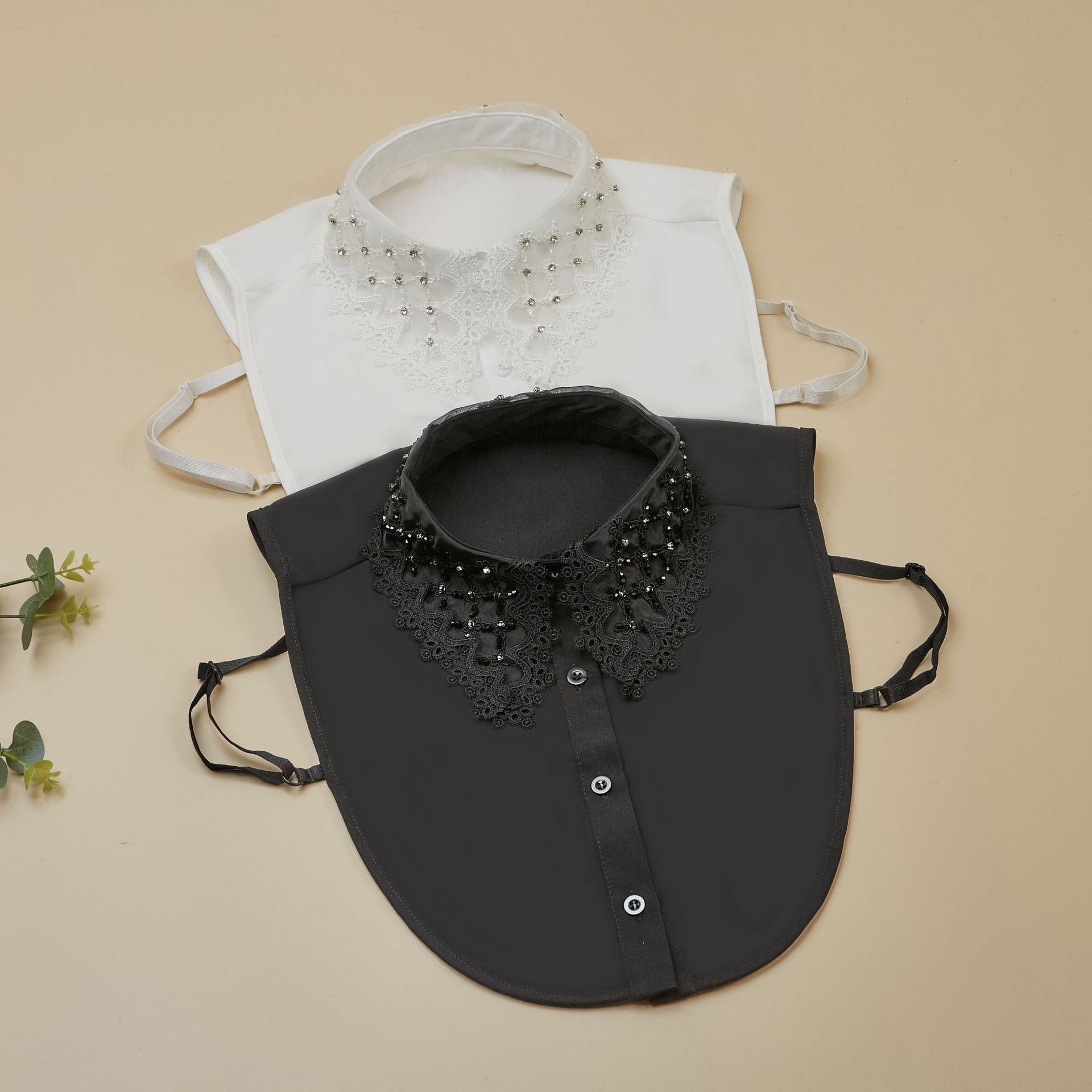 Rhinestone Kite Decor Dickey Collar