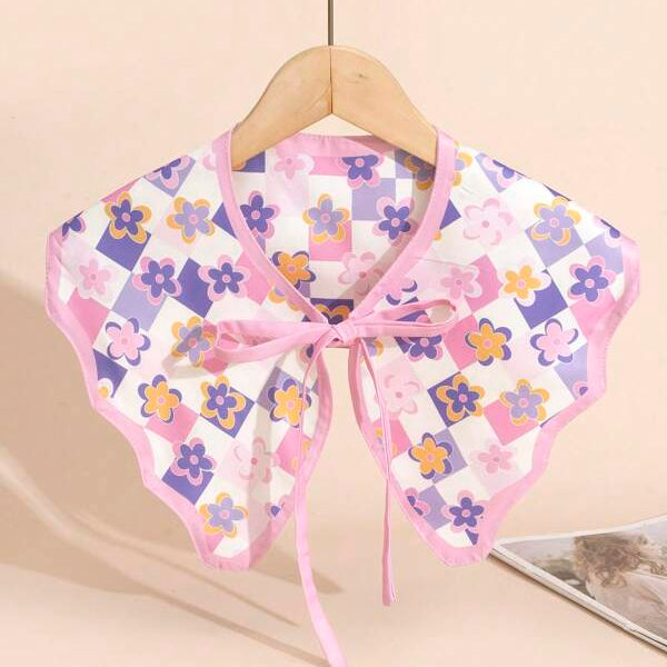 Floral Pattern Dickey Collar | 7 Design