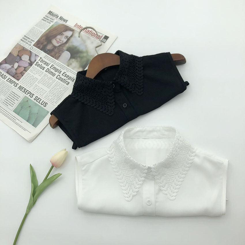 Leaf Lace Dickey Collar