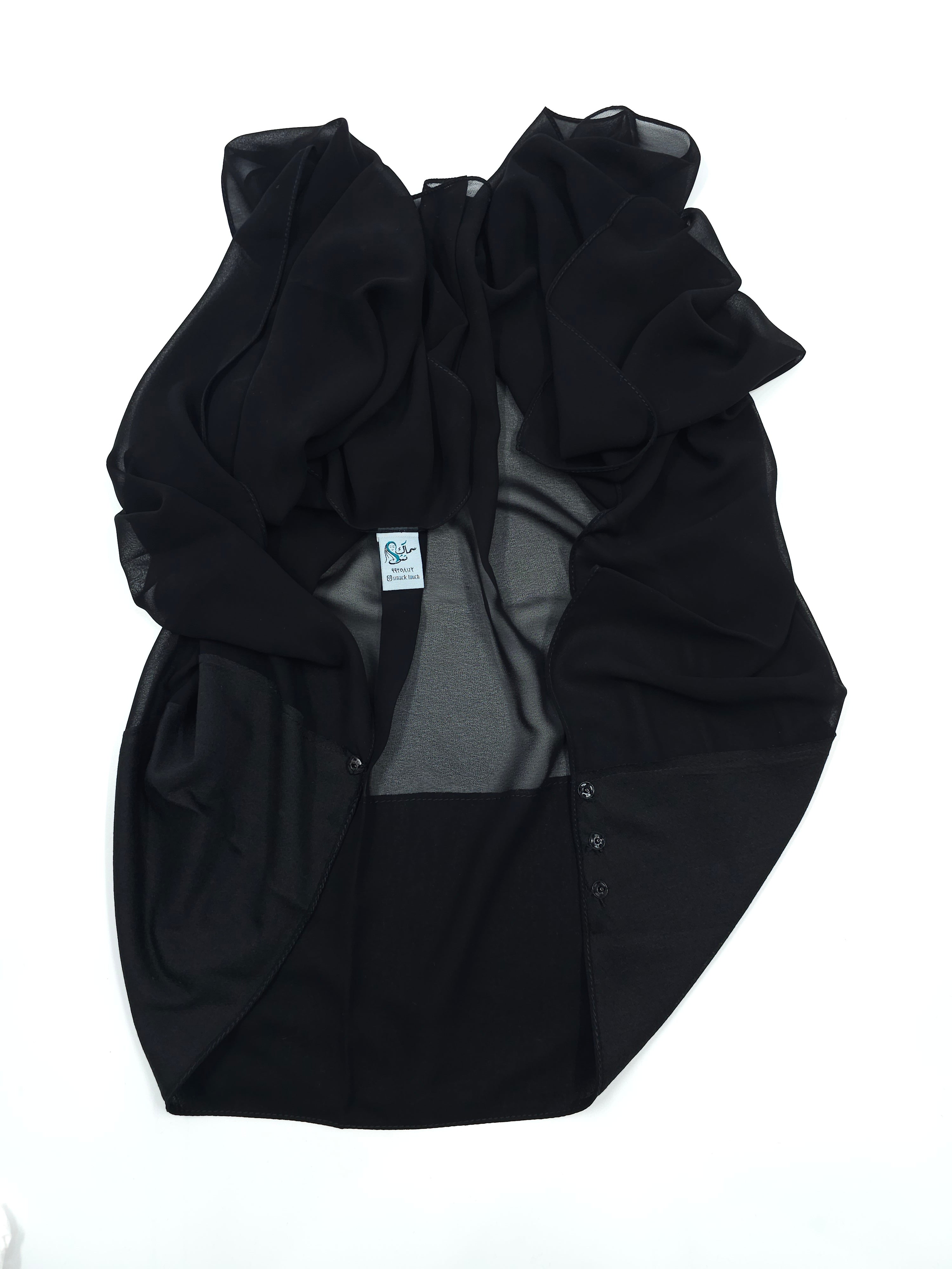 Chiffon Scarf with Turkey Batana with Center Tabbaki