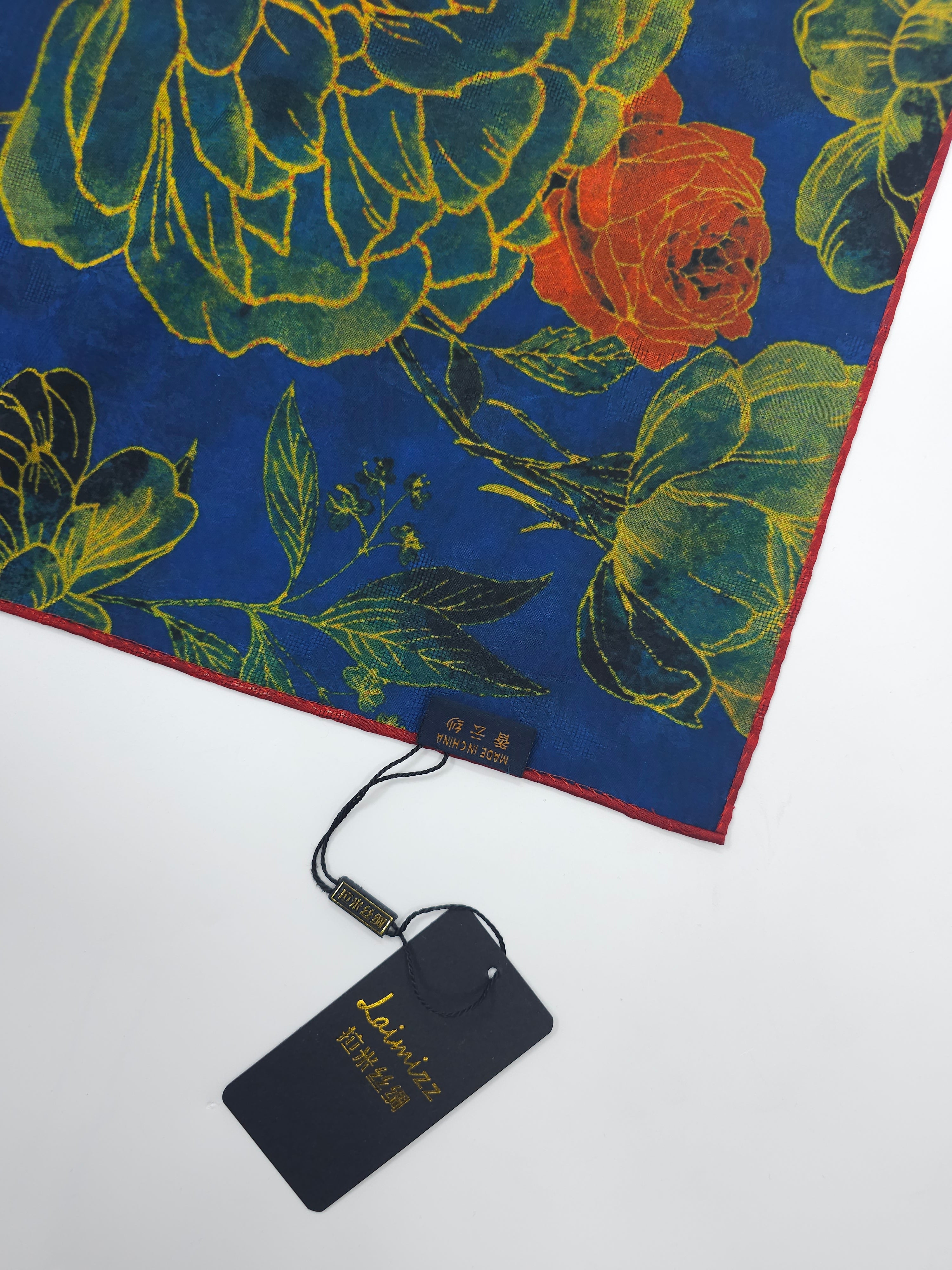 Double Sided Murabba Silk Scarf