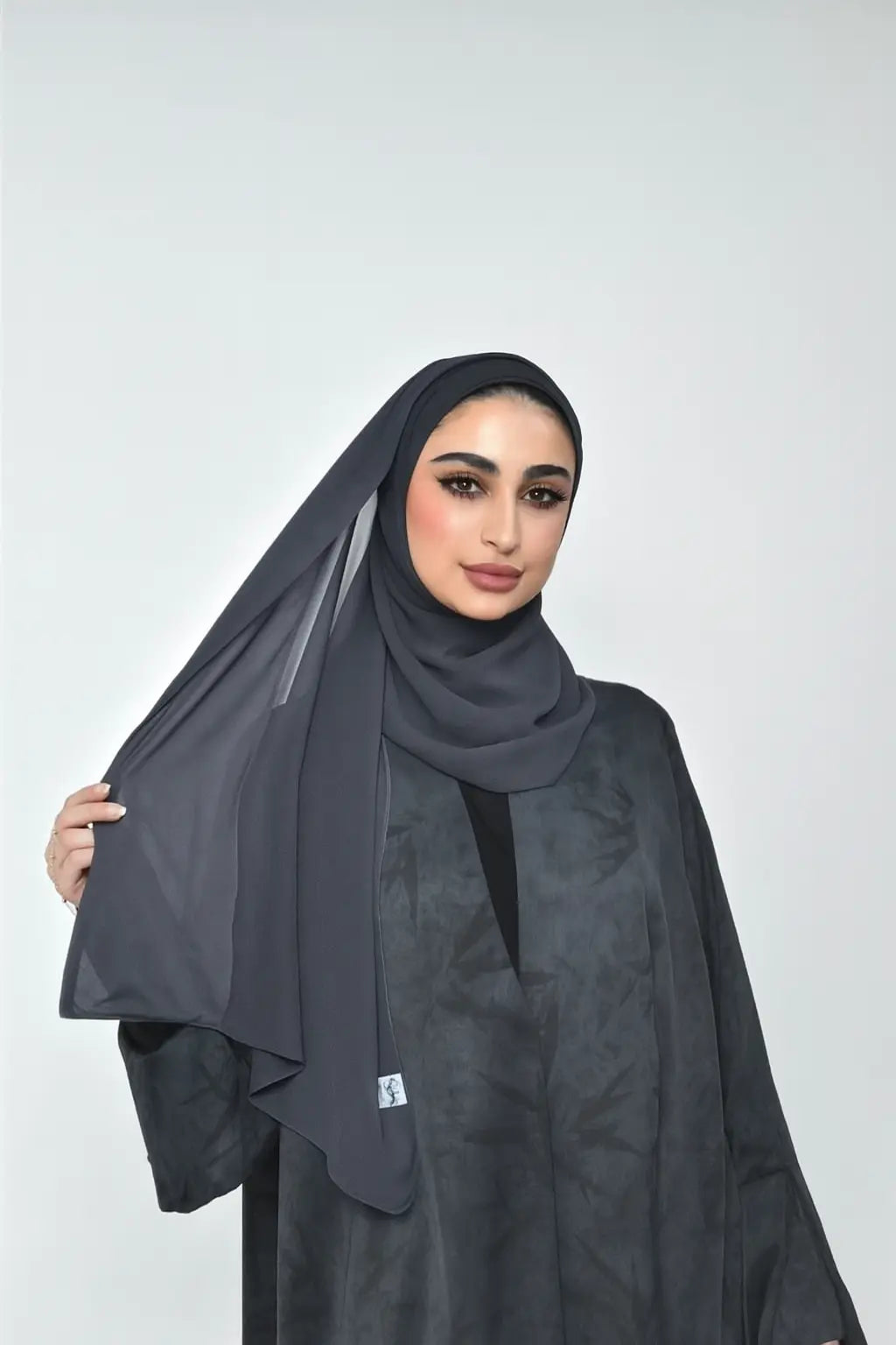 Chiffon High Quality Stitch Hijab Smack Touch (Hijab)