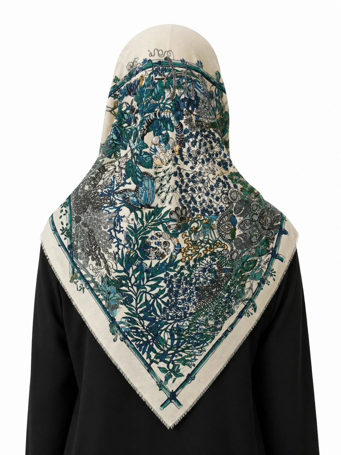 Viscose Wool Scarf Hijab Murabba 90*90