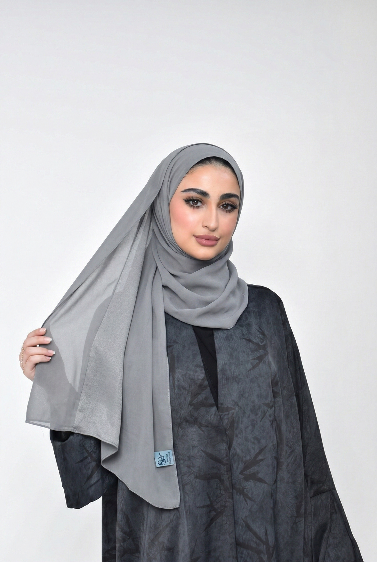 Chiffon High Quality Stitch Hijab Smack Touch (Hijab)