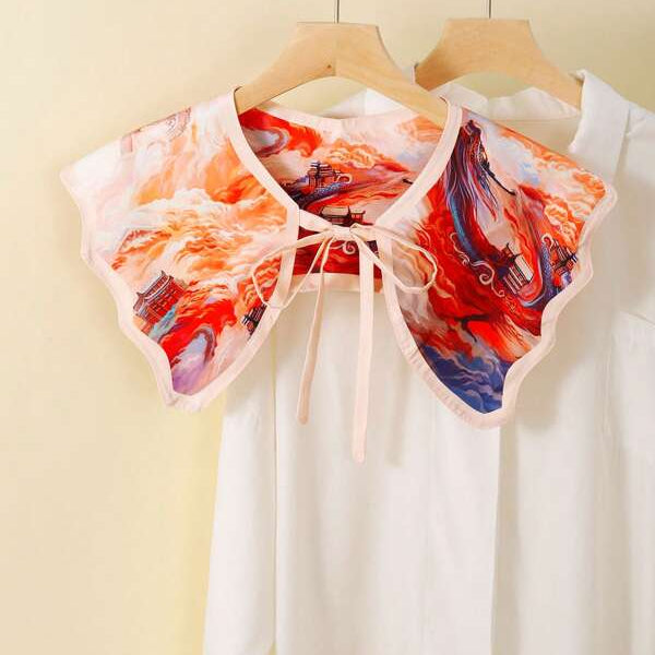 Floral Pattern Dickey Collar | 7 Design