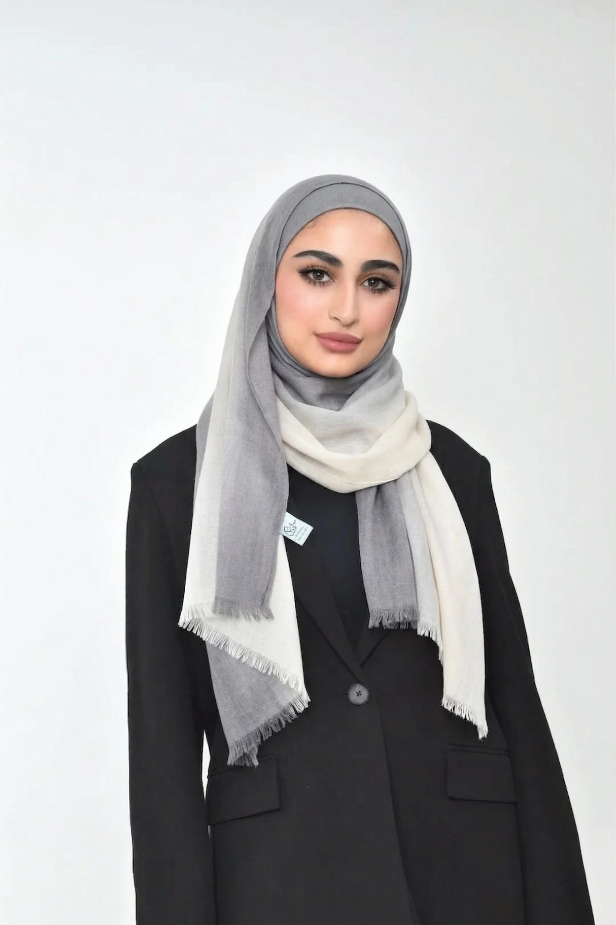 Shaded Linen Viscose Scarf