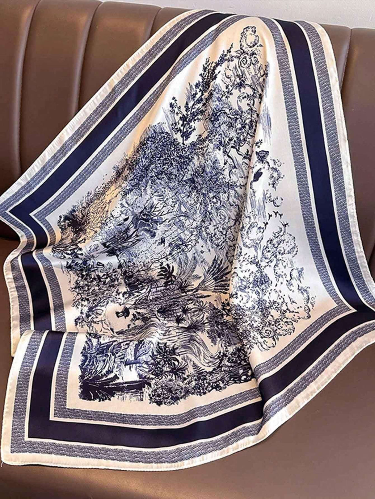 Hijab Murabba Silk Scarf 110*110 Smack Touch