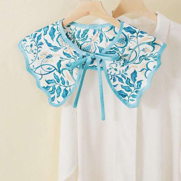 Floral Pattern Dickey Collar | 7 Design