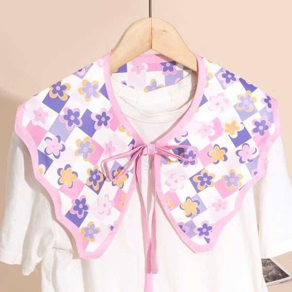 Floral Pattern Dickey Collar | 7 Design