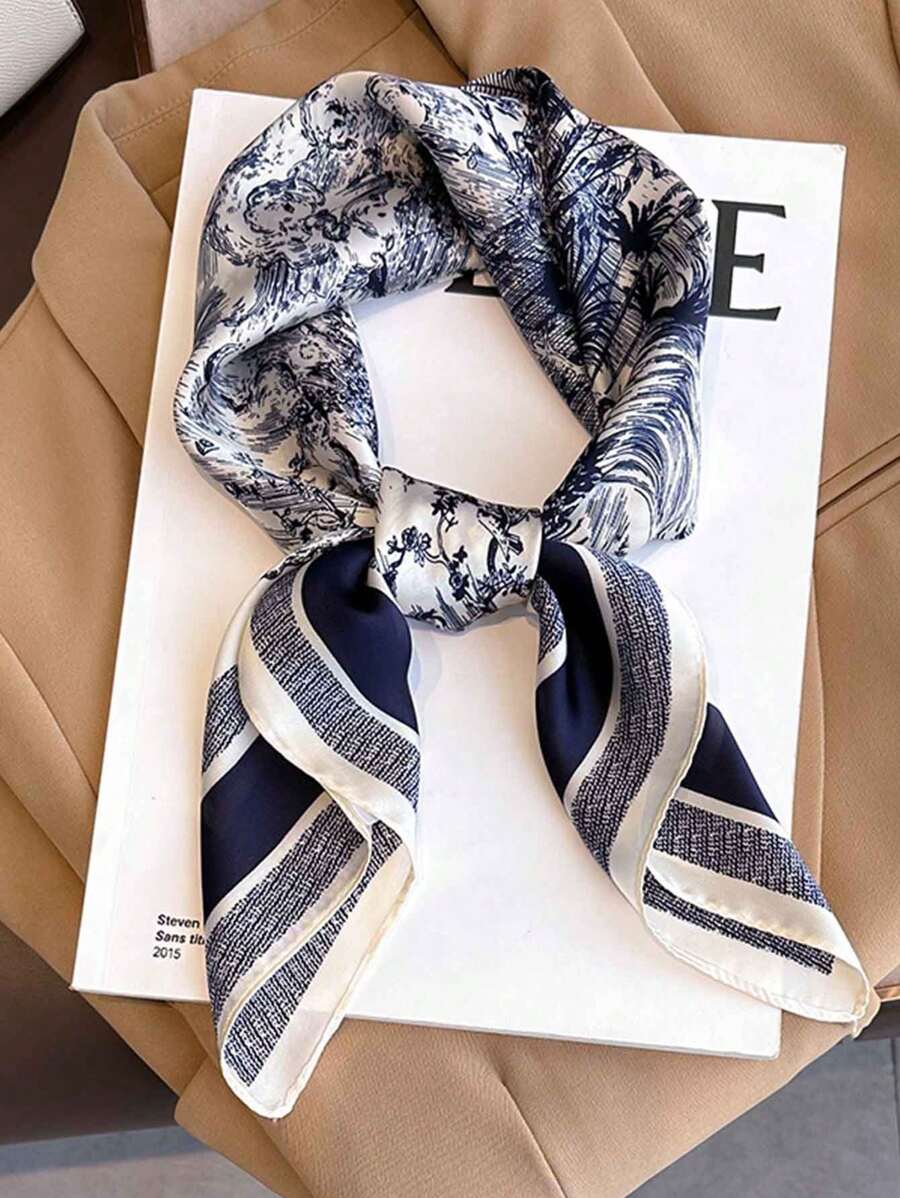 Hijab Murabba  Silk Scarf 110*110