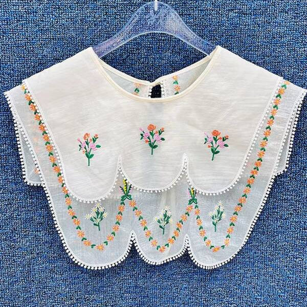 Floral Pattern Dickey Collar | 7 Design