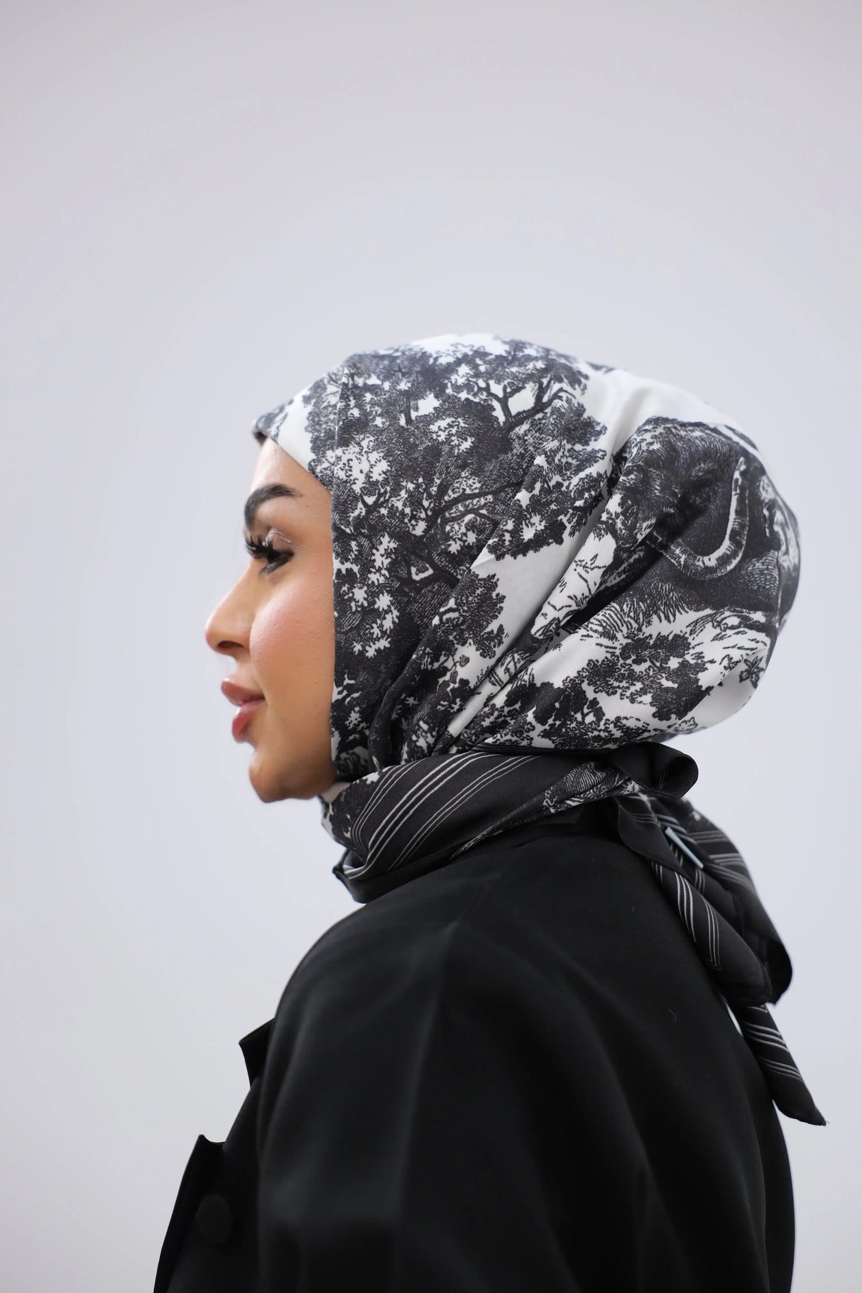 Multicolor Animal Print Square Scarf Smack Touch (Hijab)