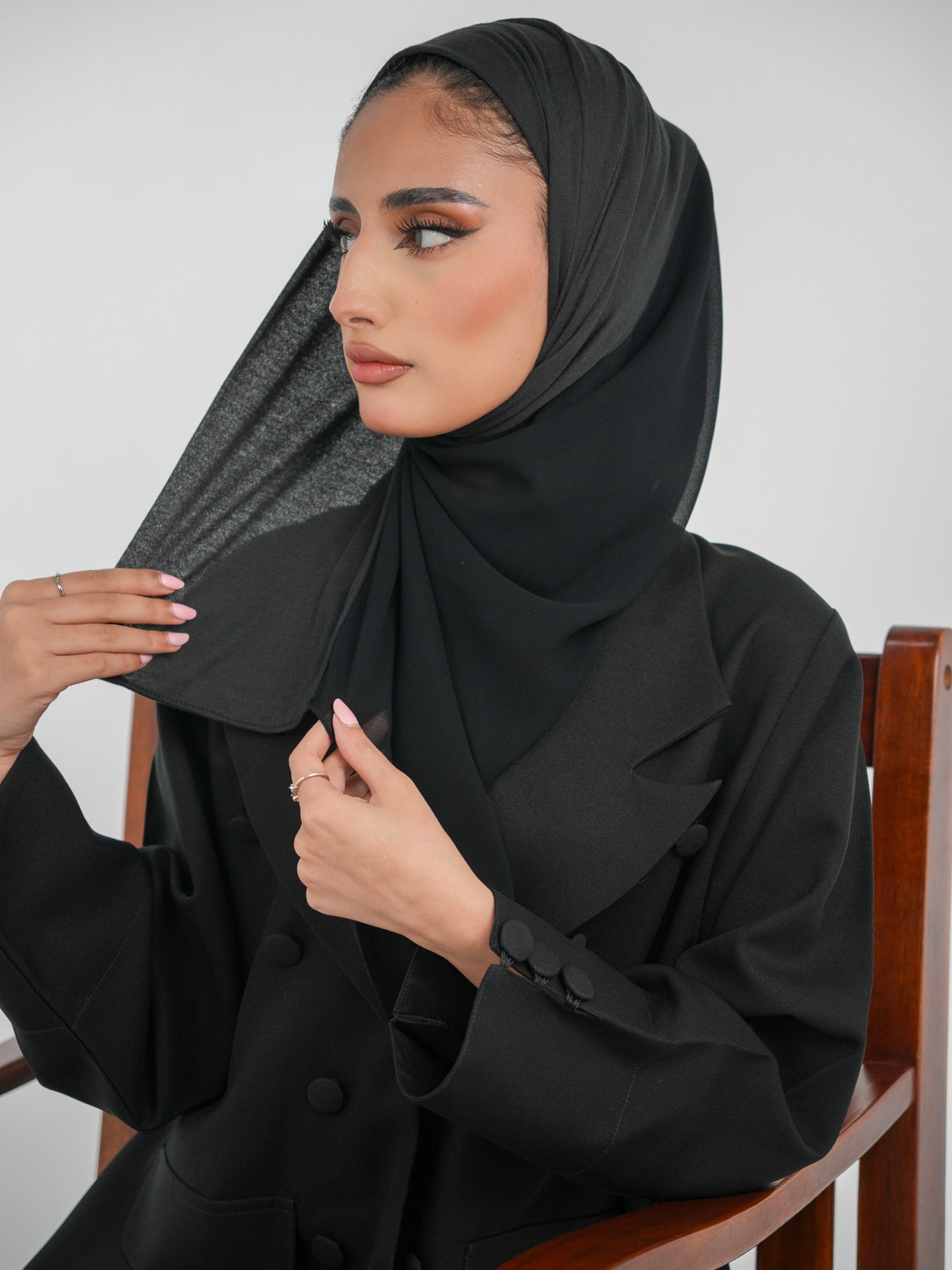 Half Hijab turkey Half Hijab Chiffon