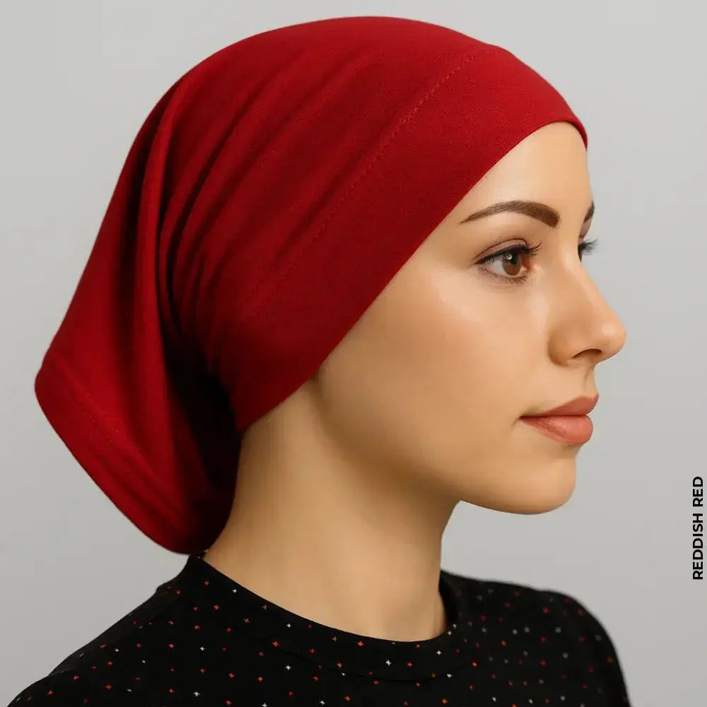 Amta Murabba Cap Undercap Reddish Red undercaps