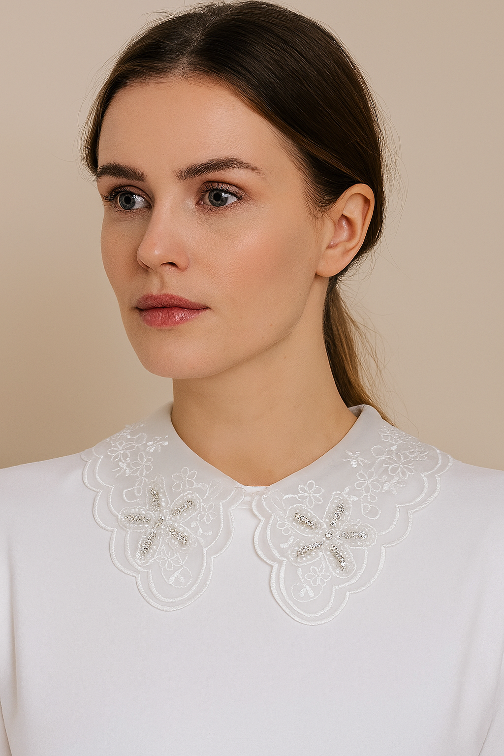 Star Decor Fake Collar