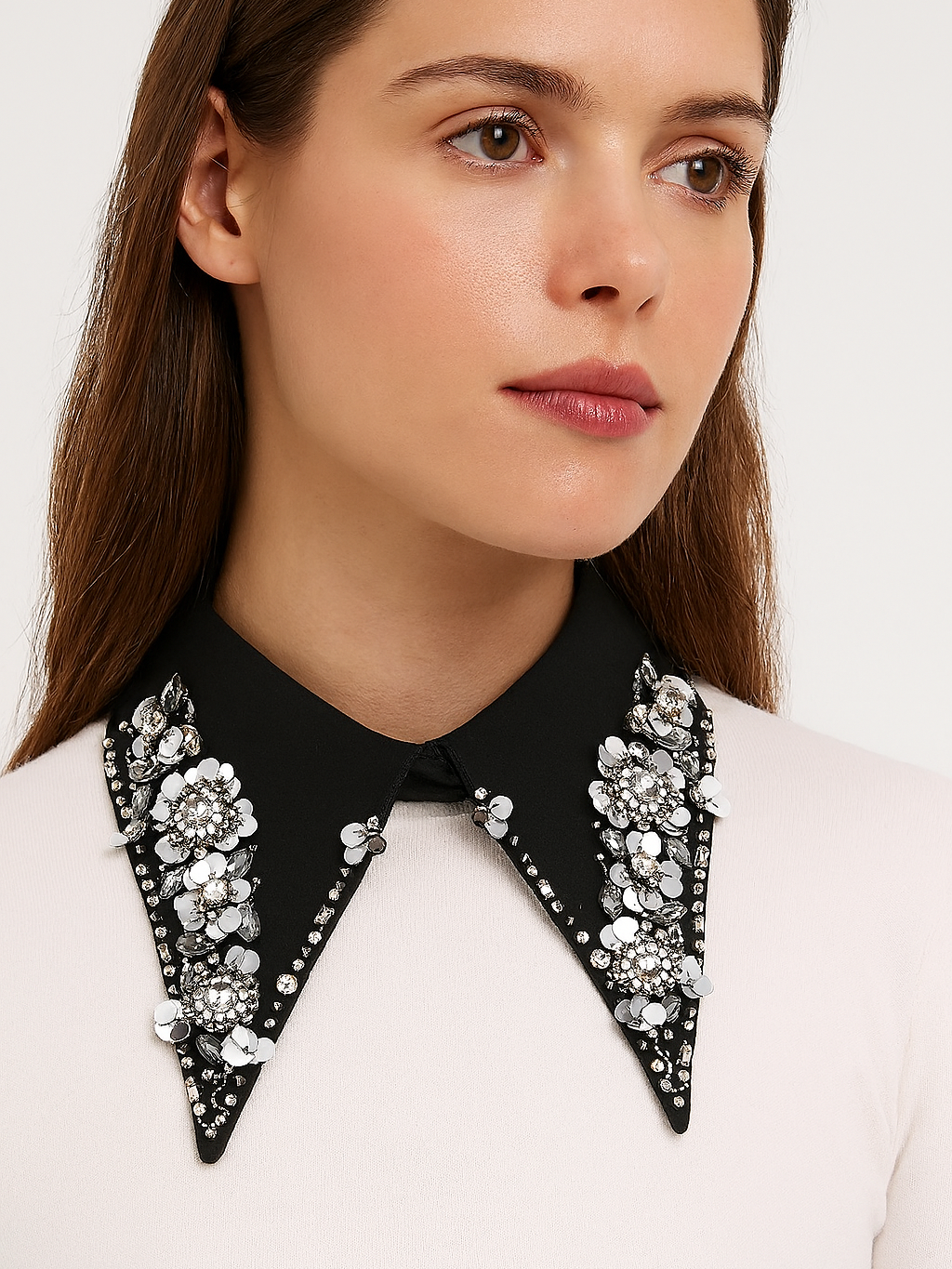 Bead Decor Fake Collar