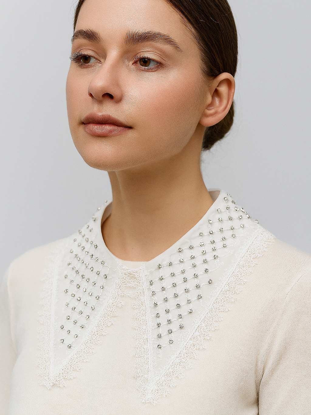 Embroidery Detachable Collar
