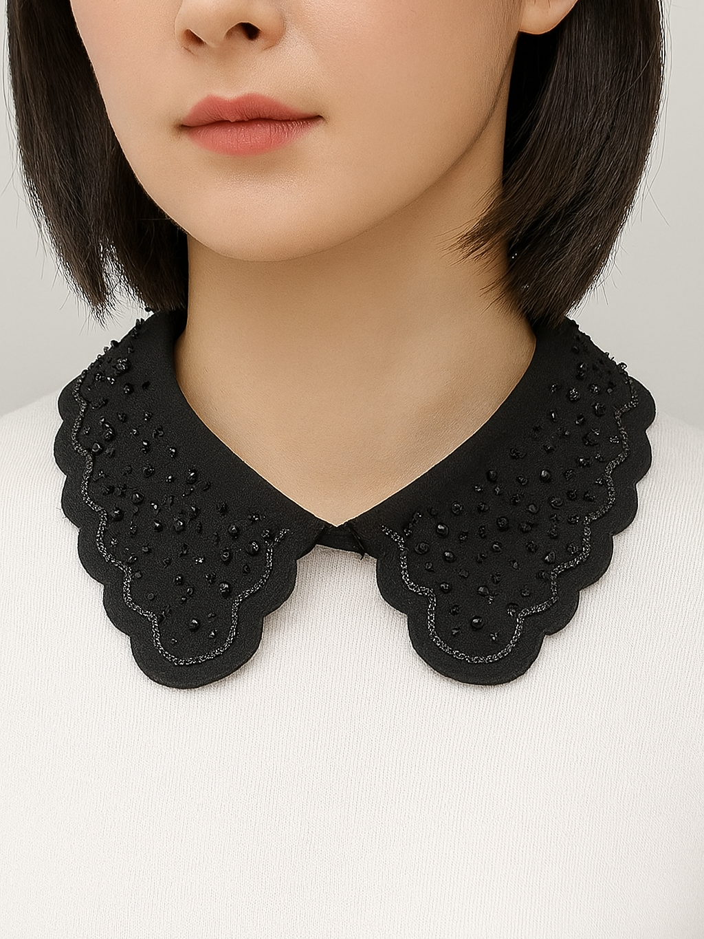 Faux Solid Fake Collar