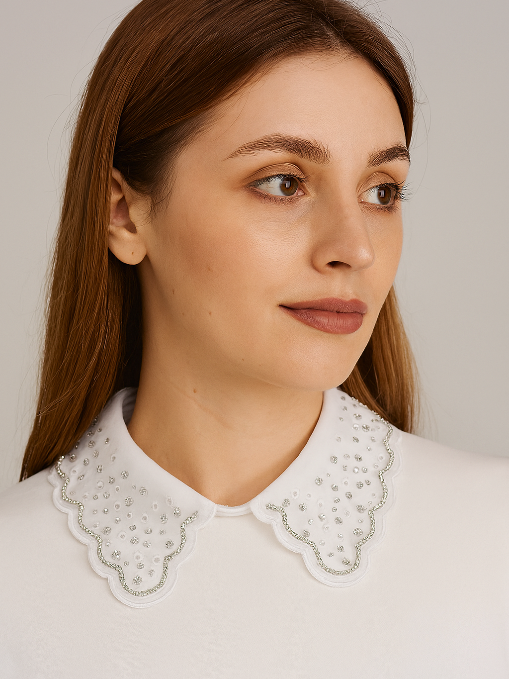 Faux Solid Fake Collar