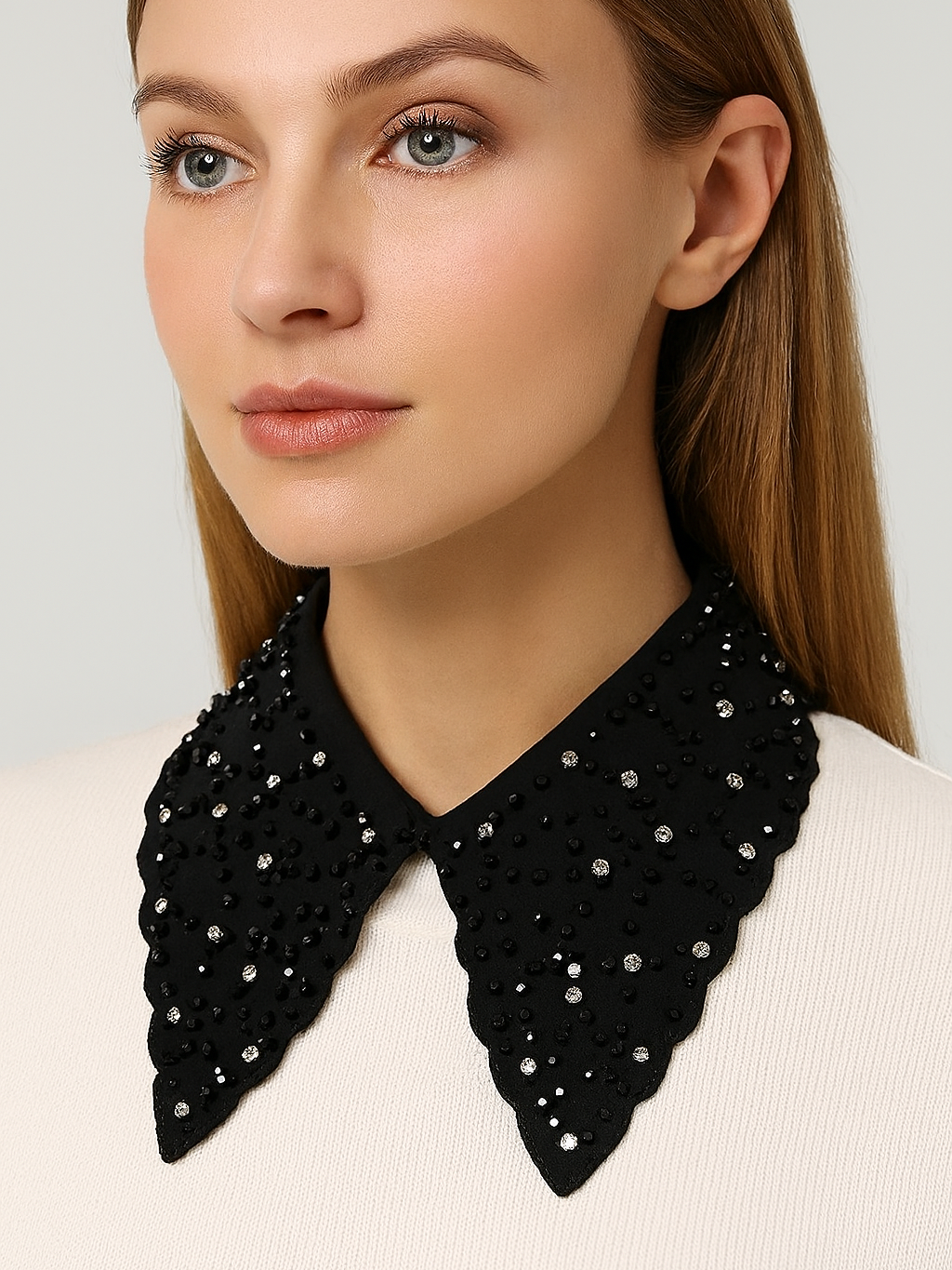 Stylish False Crystal Collar