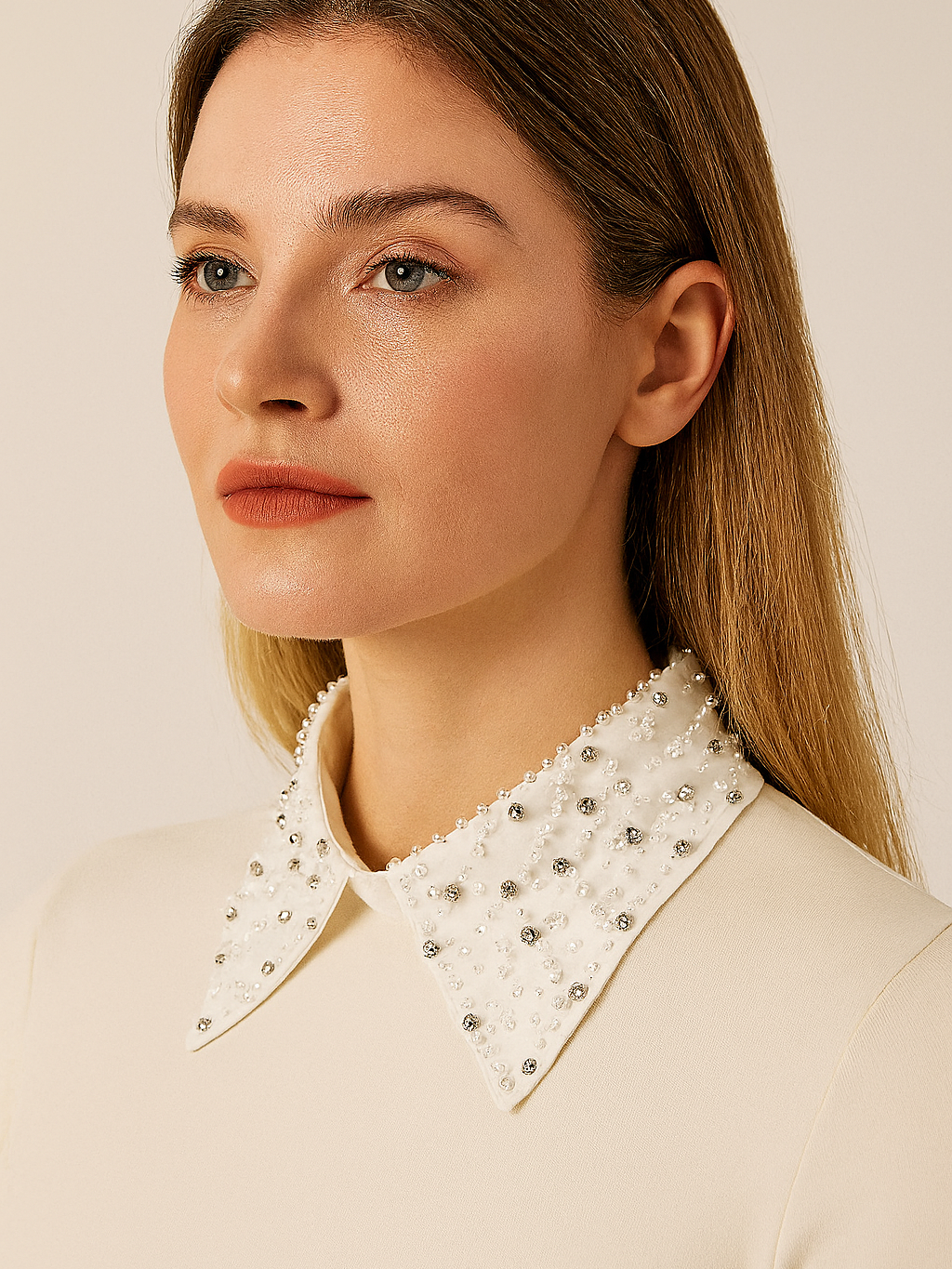 Stylish False Crystal Collar