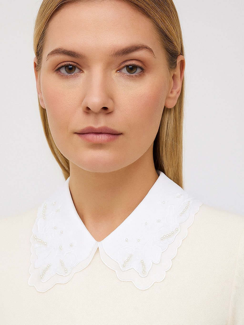 Small Crystal Fake Collar