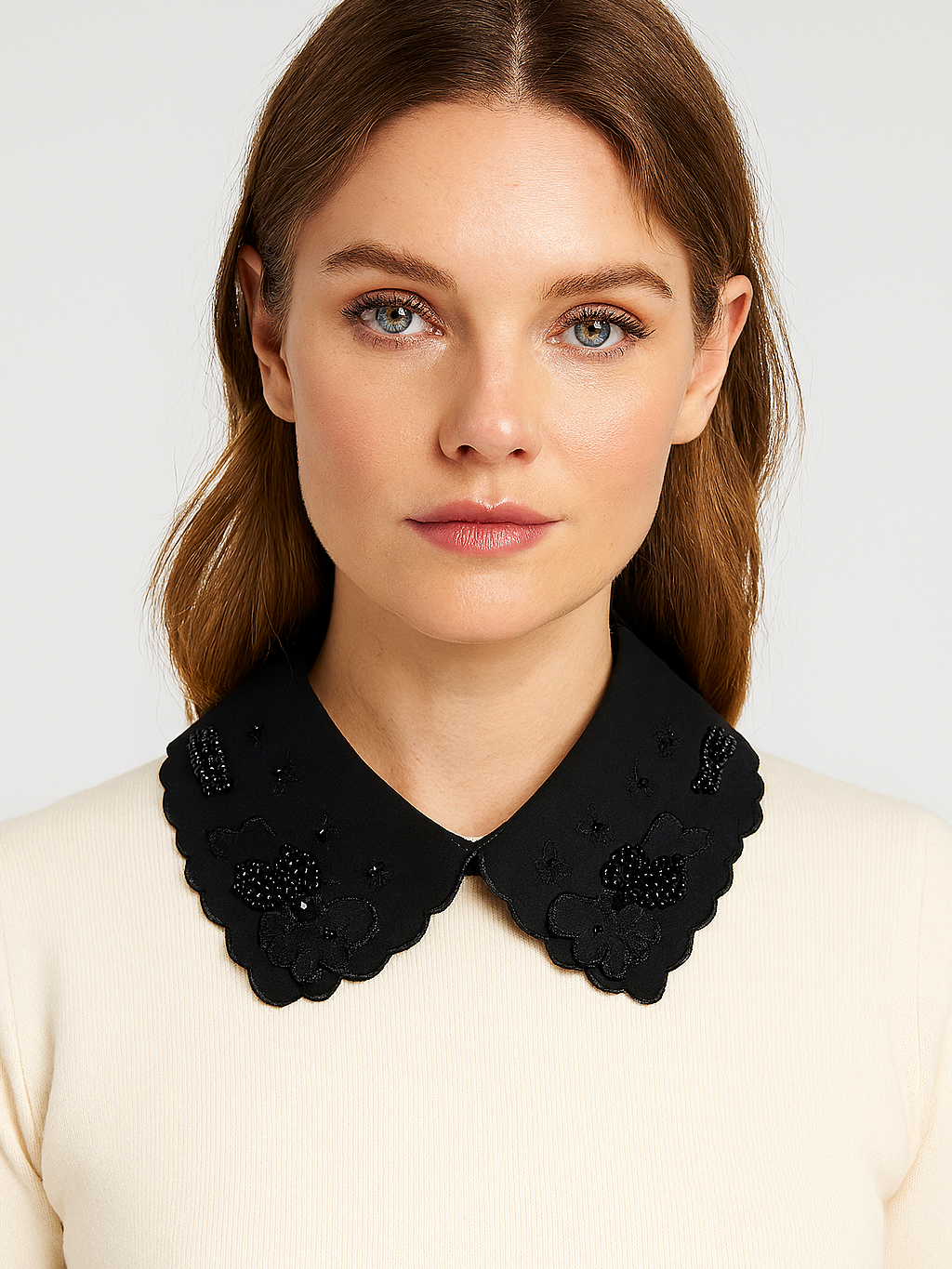 Small Crystal Fake Collar