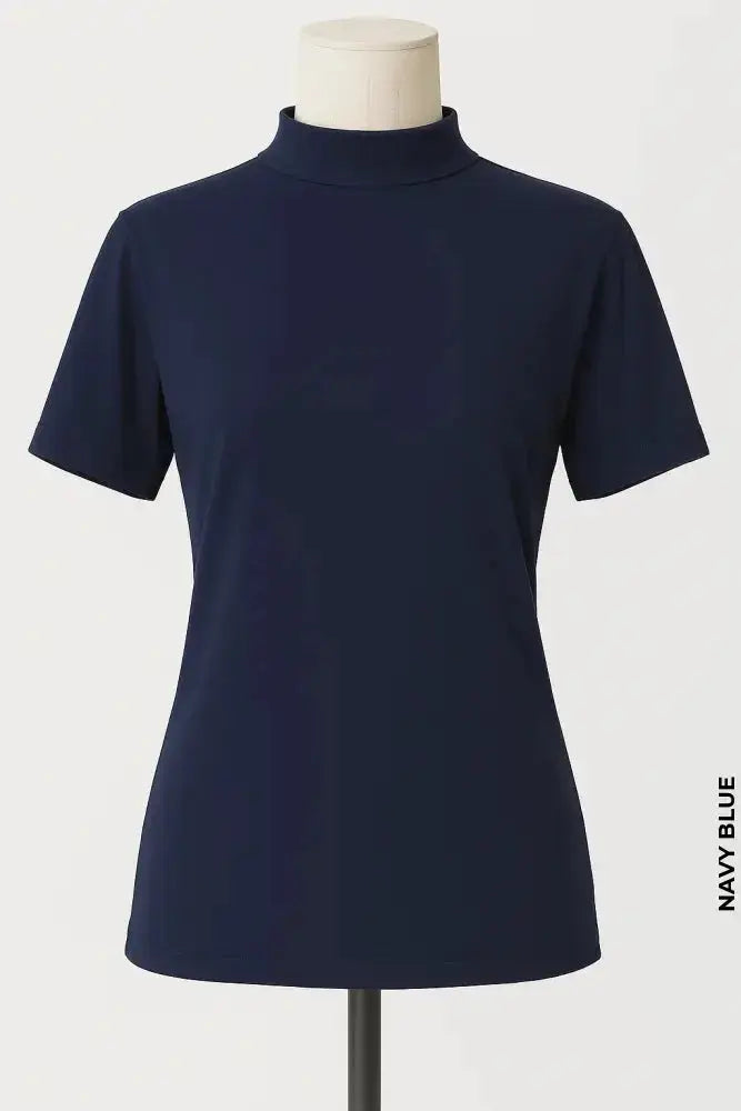 Cut Sleeves Cotton T-Shirt | Nus Kum Navy Blue Winter Products