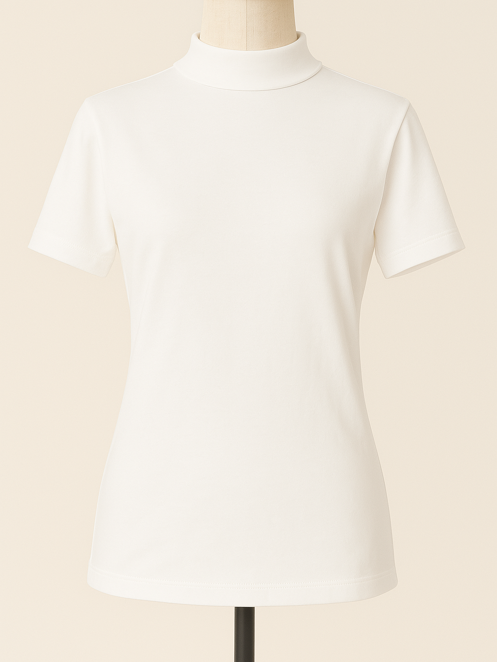 Cut Sleeves Cotton T-Shirt | Nus Kum