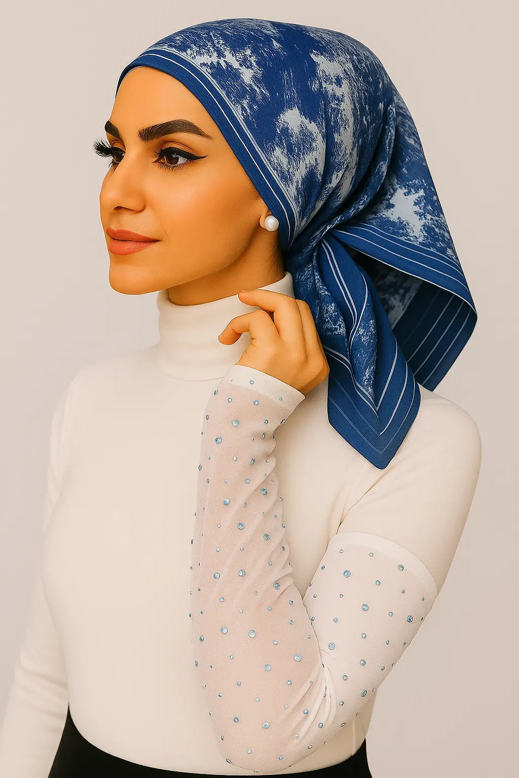 Rhinestone Fingerless Arm Sleeves Smack Touch