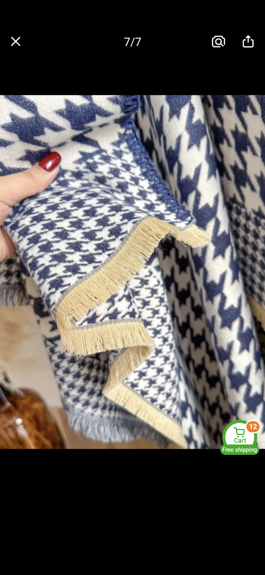 Premium Cashmere Warm Winter Shawl