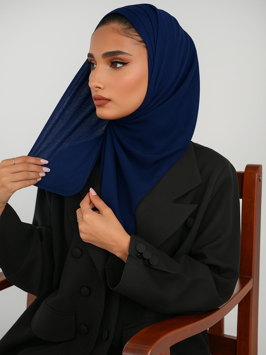 Half Hijab turkey Half Hijab Chiffon