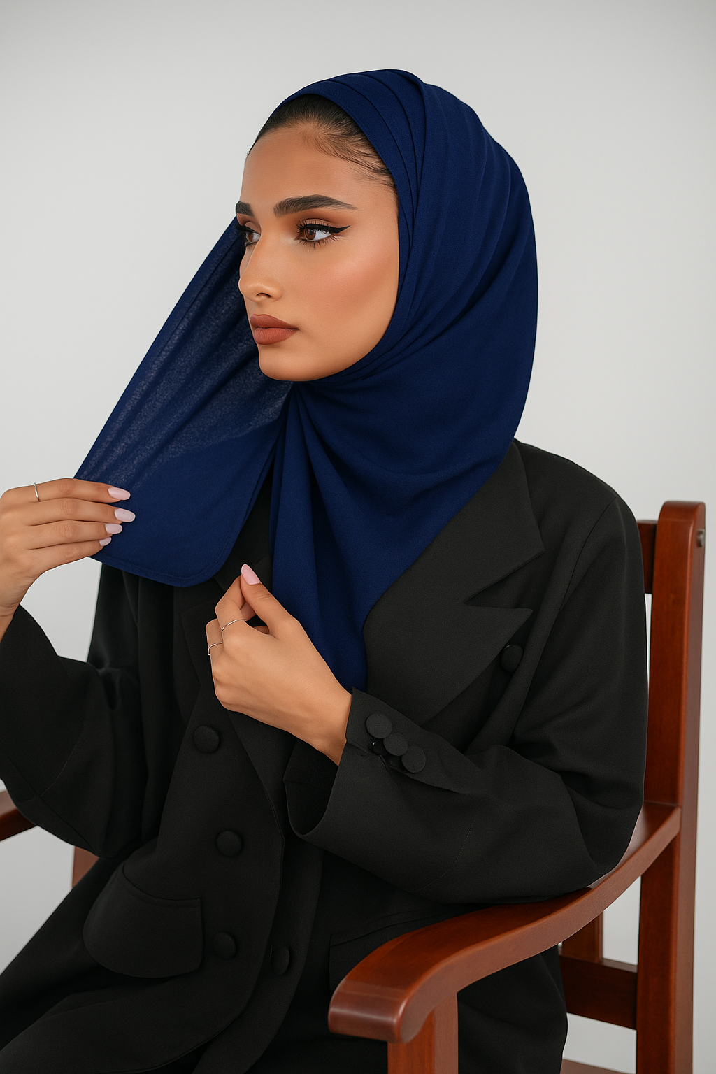 Half Hijab turkey Half Hijab Chiffon