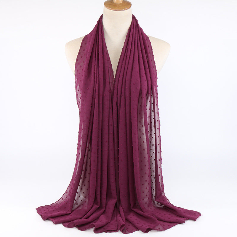 Chiffon Dot Scarf