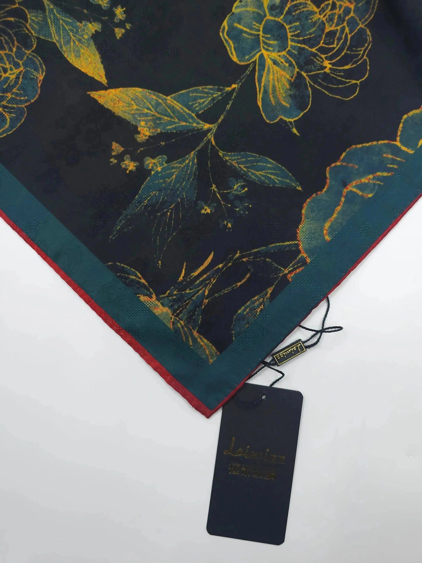 Premium Cashmere floral 110cm scarf Smack Touch (Shawl)