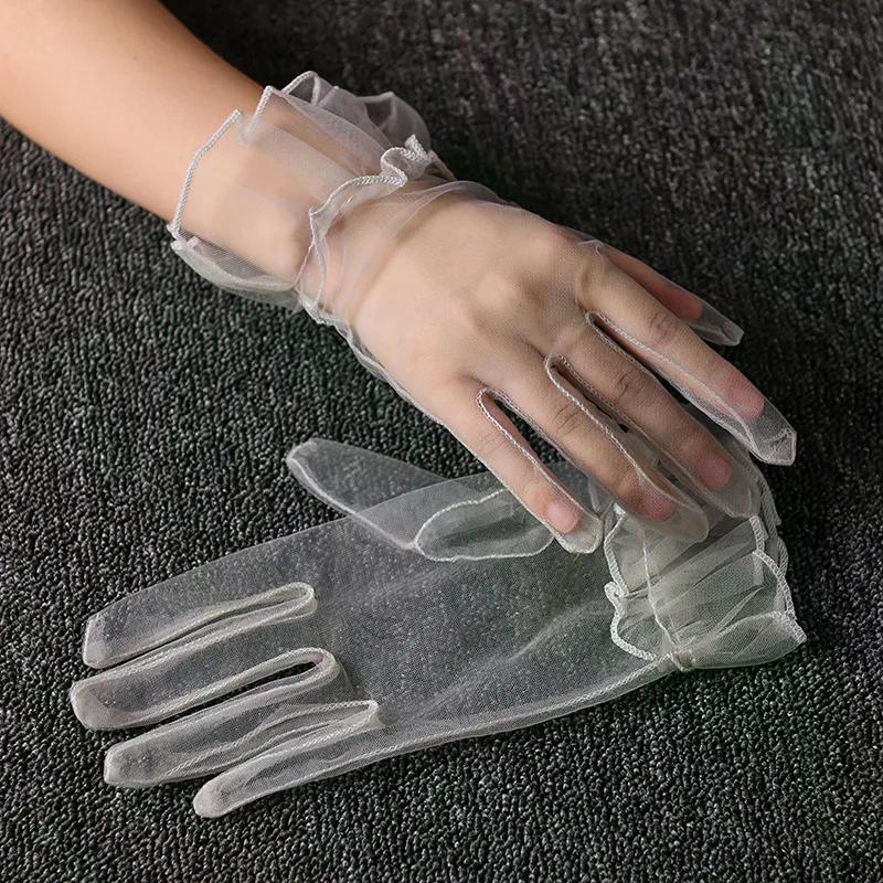 Women transparent Gloves for wedding