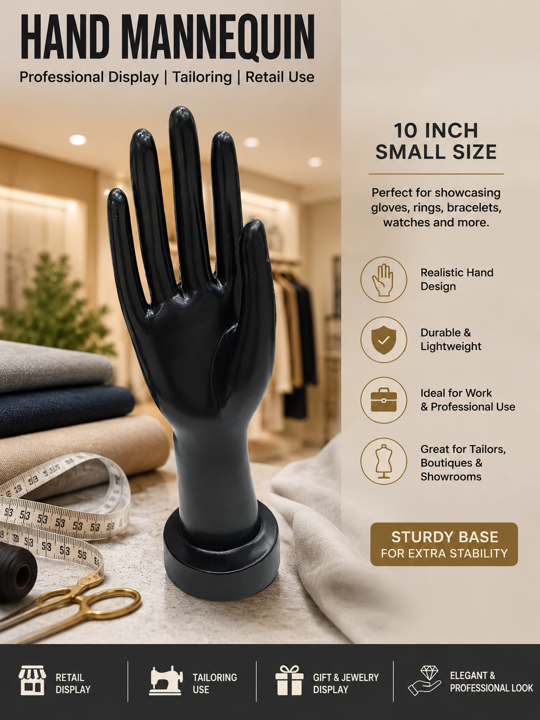 Female Mannequin Hand for Jewelry | Photoshoot