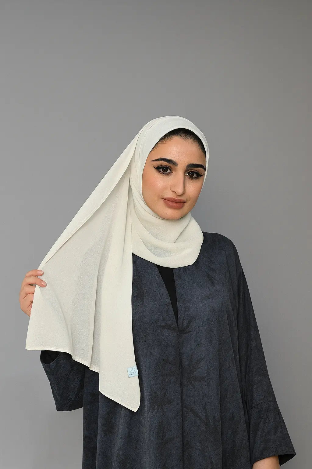 Chiffon High Quality Stitch Hijab Smack Touch (Hijab)