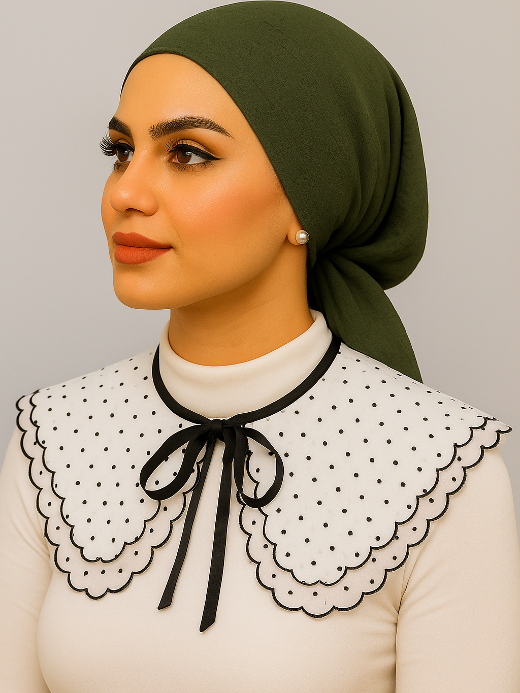 Polka Dot dickey Collar for women detachable