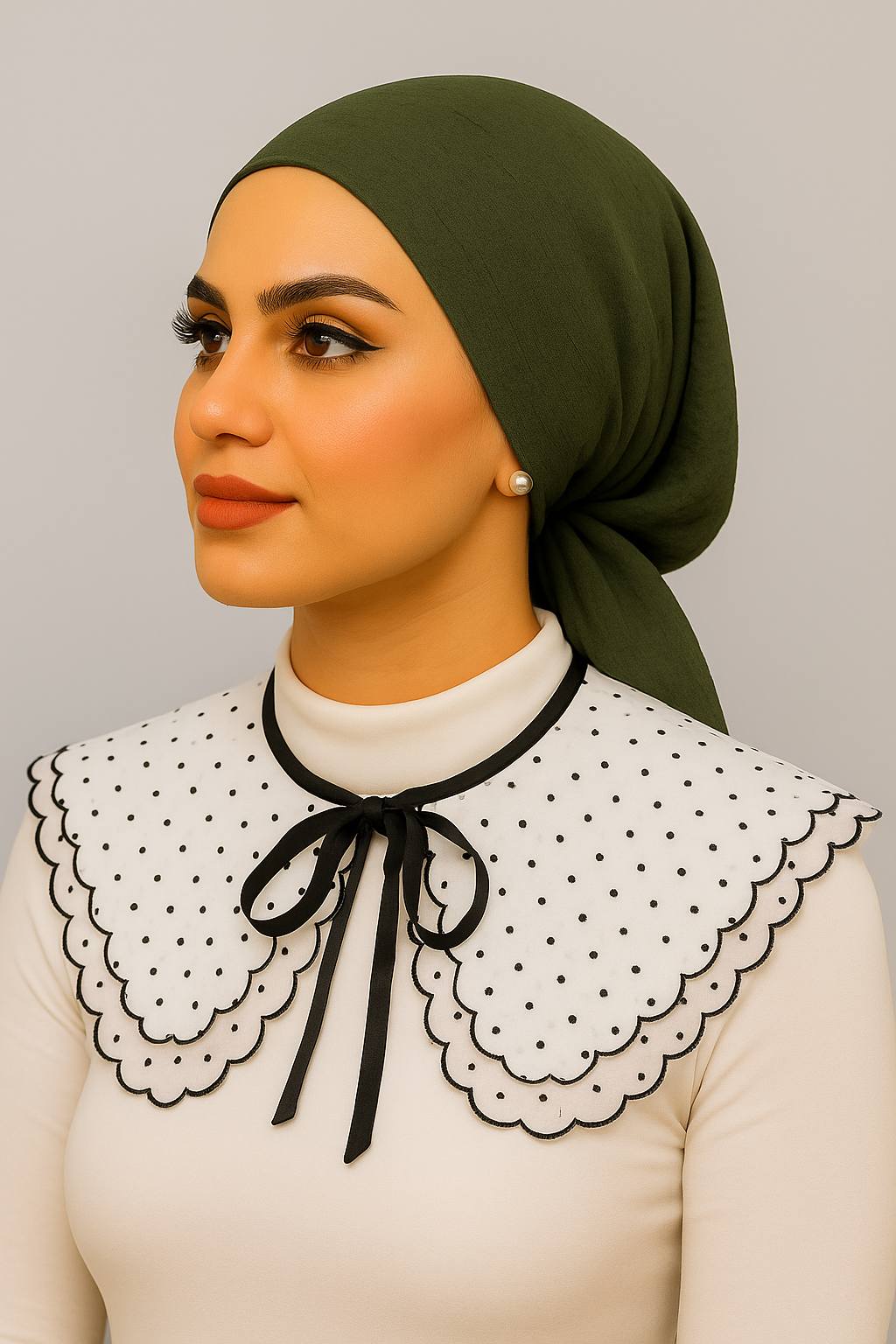 Polka Dot dickey Collar for women detachable