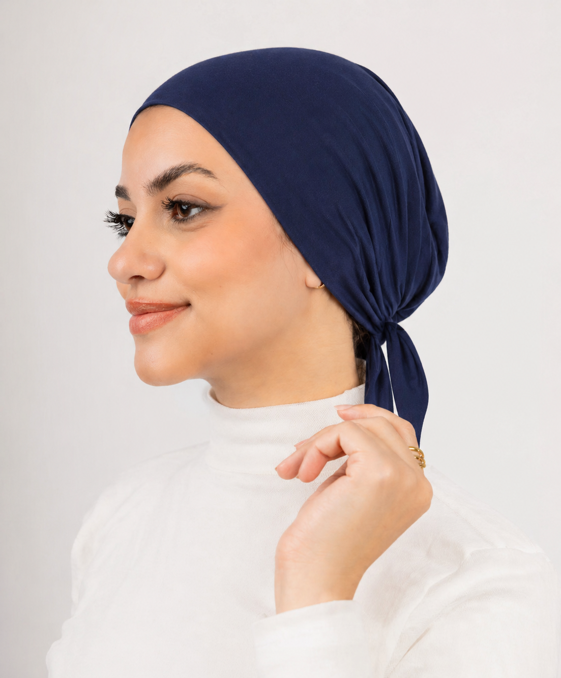 No Thread Undercap with Tie Back Hijab