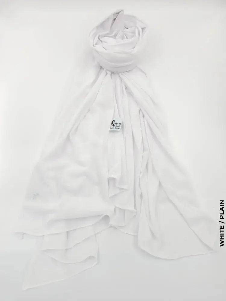 Turkey Malmal Hijab White / Plain Scarf (Hijab)