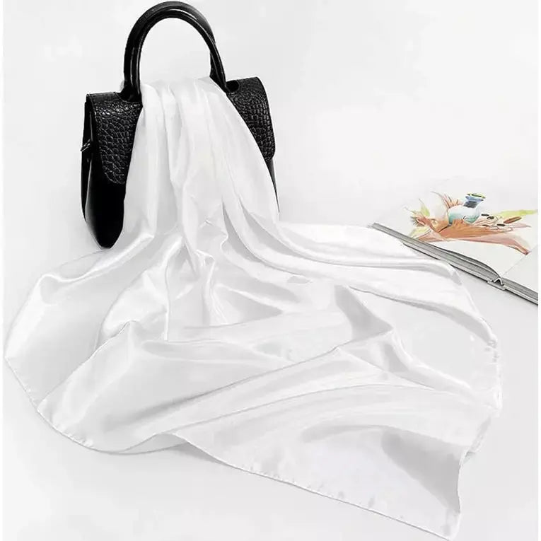 Simple Plain Bandana | Glossy✨ | Hijab Murabba size 90*90