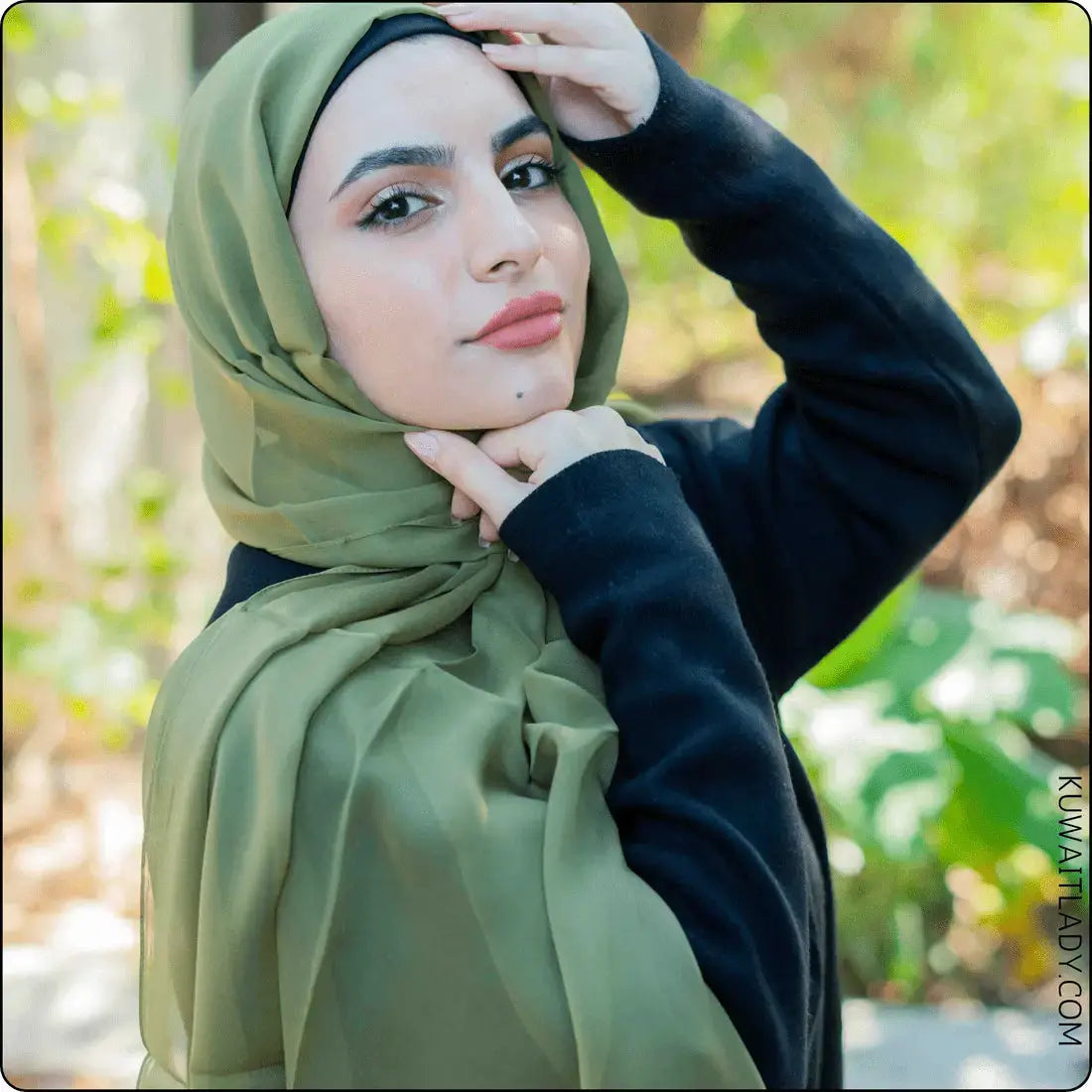 Silk Scarf | Kuwait Lady – Smack Touch Hijab