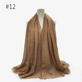 Crinkle Hijab scarf for women