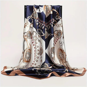 Silk Hijab Murabba Scarf