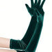 Long Velvet Gloves for winter
