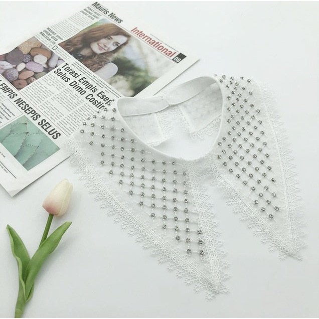 Embroidery detachable Collar for Women