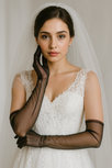 Transparent Tulle Sleeves